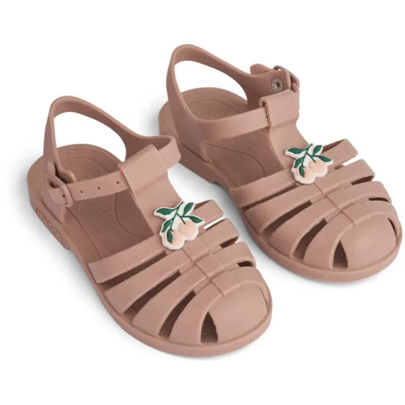 Liewood Peach / Dark Rose Bre Sandaler Med Charms 1