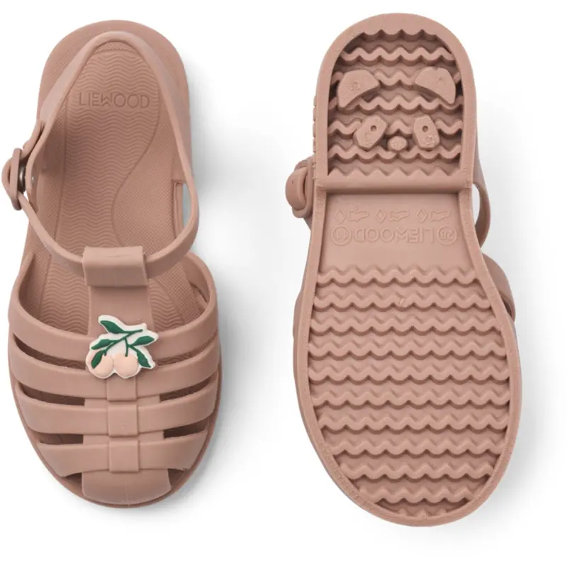 Liewood Peach / Dark Rose Bre Sandaler Med Charms 9