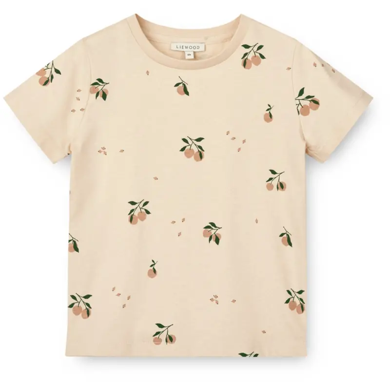 Liewood Peach / Sea Shell Apia Printed Shortsleeve T-Shirt 1