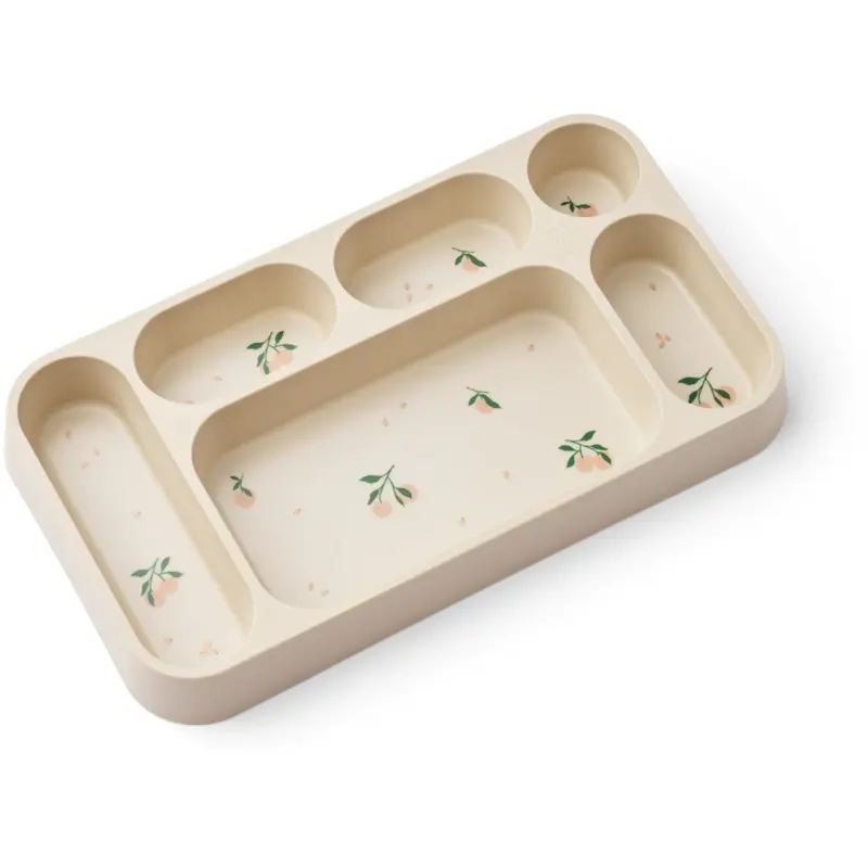 Liewood Peach / Sea Shell Mosu Divider Tallerken 1