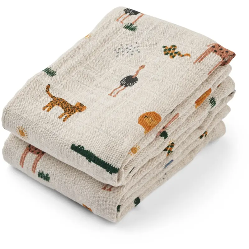 Liewood Safari Sandy Mix Lewis Stofbleer 2-Pak 1