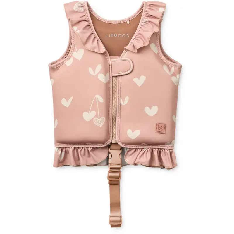 Liewood Sweethearts / Pale Tuscany Dove Svømmevest W Flæse 1