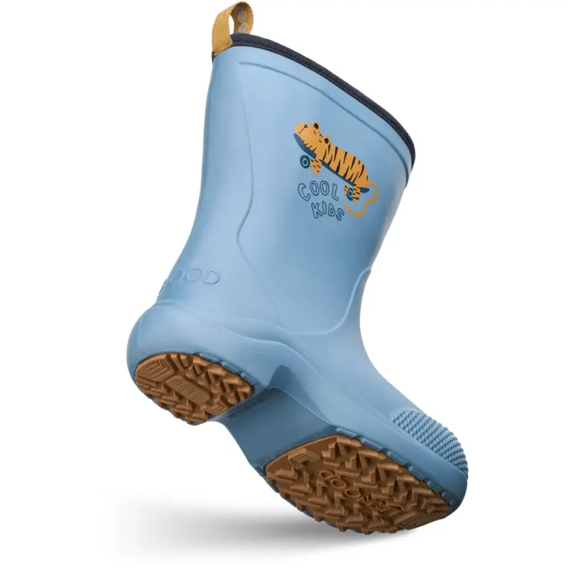 Liewood Tiger / Beach Blue Aston Gummistøvler 6