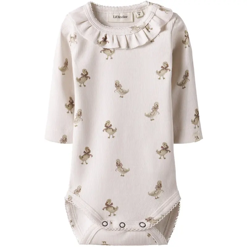 Lil'atelier Almost Mauve Goose Nbflavo Loa Ls Slim Body Lil 1