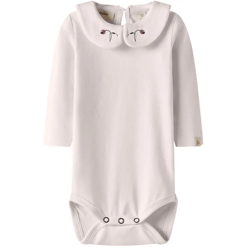 Lil'atelier Almost Mauve Nbffundo Emb Ls Slim Body Lil 1