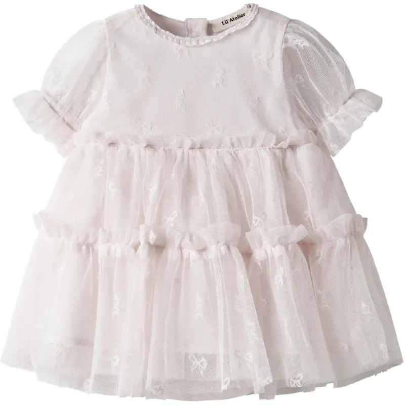 Lil'atelier Almost Mauve Nbfrosetta Ss Loose Body Kjole Lil 1