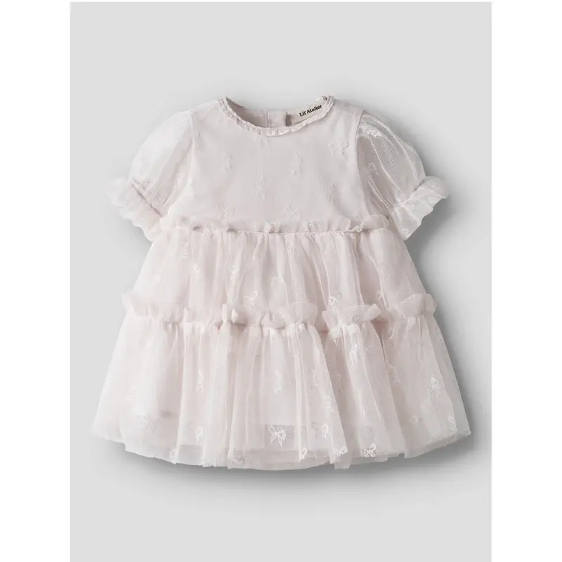 Lil'atelier Almost Mauve Nbfrosetta Ss Loose Body Kjole Lil 3
