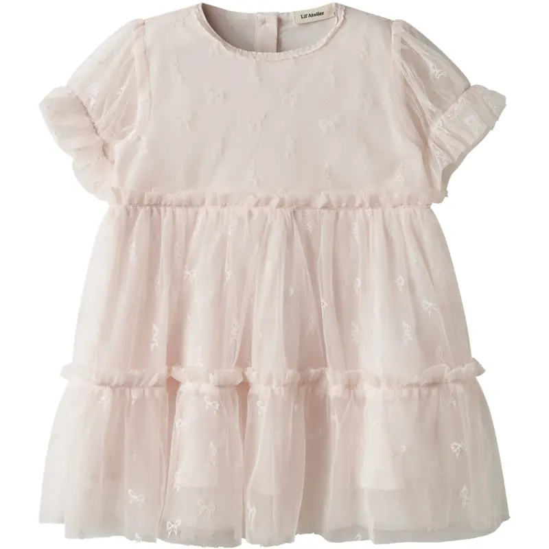 Lil'atelier Almost Mauve Nmfrosetta Ss Loose Kjole Lil 1