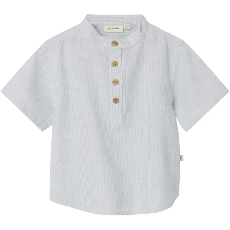 Lil'atelier Ancient Water Jesper Loose Skjorte 1