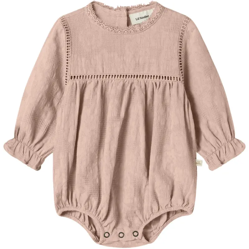 Lil'atelier Cameo Rose Nbfofira Ls Loose Skjorte Dress Body Lil 1