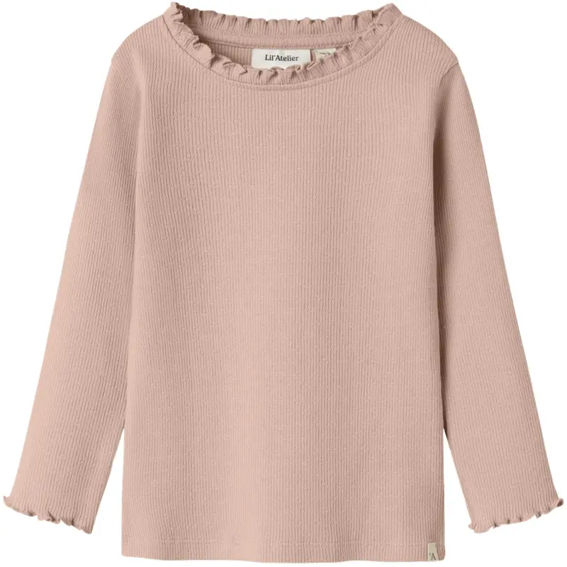 Lil'atelier Cameo Rose Nmfnora Ls Slim Top Lil 1