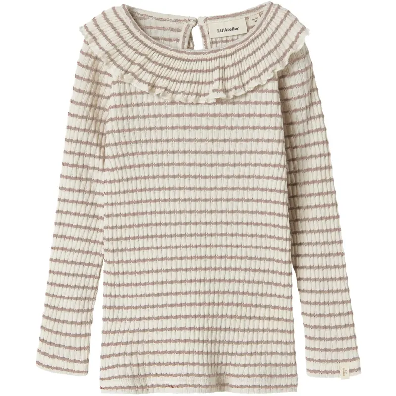 Lil'atelier Cameo Rose Nmfosophia Ls Slim Top Lil 1
