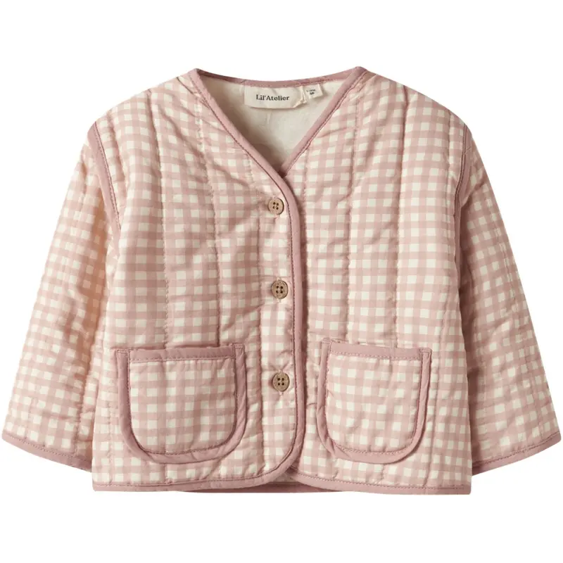 Lil'atelier Cameo Rose Sun Nbflarose Ls Quilt Jakke Lil 1
