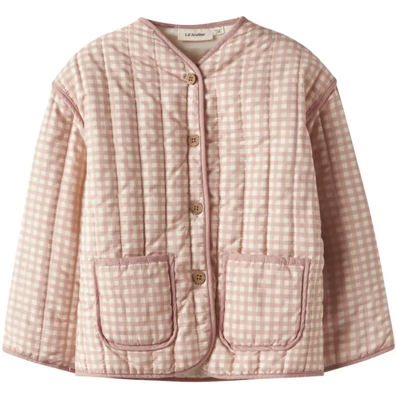 Lil'atelier Cameo Rose Sun Nmflarose Ls Quilt Jakke Lil 1