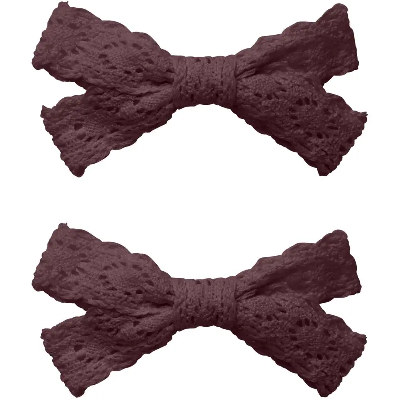 Lil'atelier Catawba Grape Nmfacc-Lola 2 Pak Hair Clips Lil 1