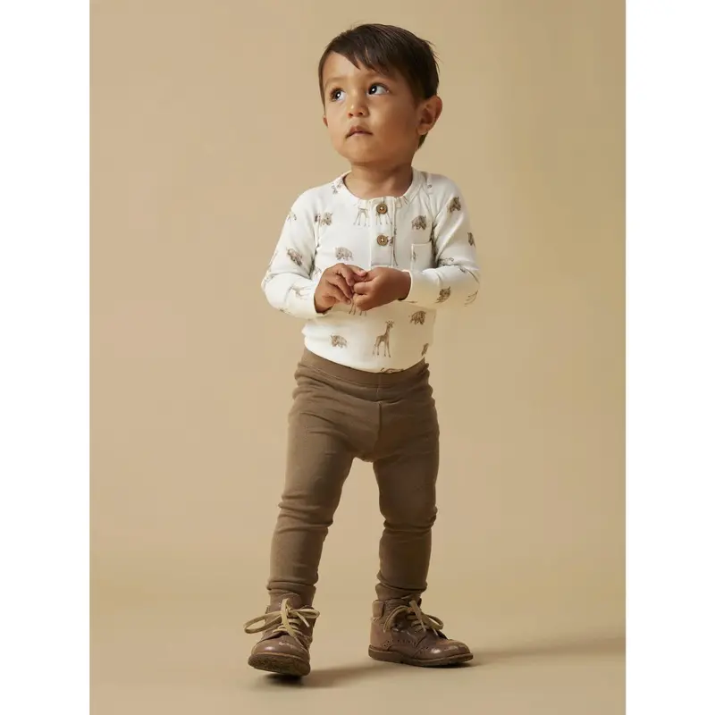 Lil'atelier Coconut Milk Animals African Nbmgayo Elm Ls Slim Body Lil Noos 2