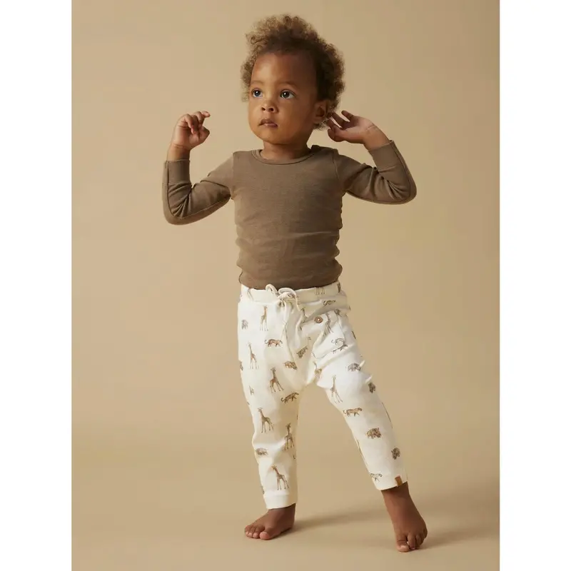 Lil'atelier Coconut Milk Animals African Nbmgayo Elo Loose Bukser Lil Noos 2