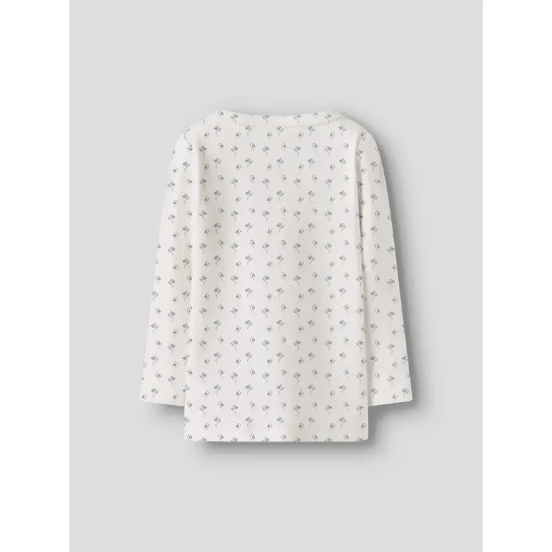 Lil'atelier Coconut Milk Bell Flower Nmfgayo Sag Ls Slim Top Lil 2