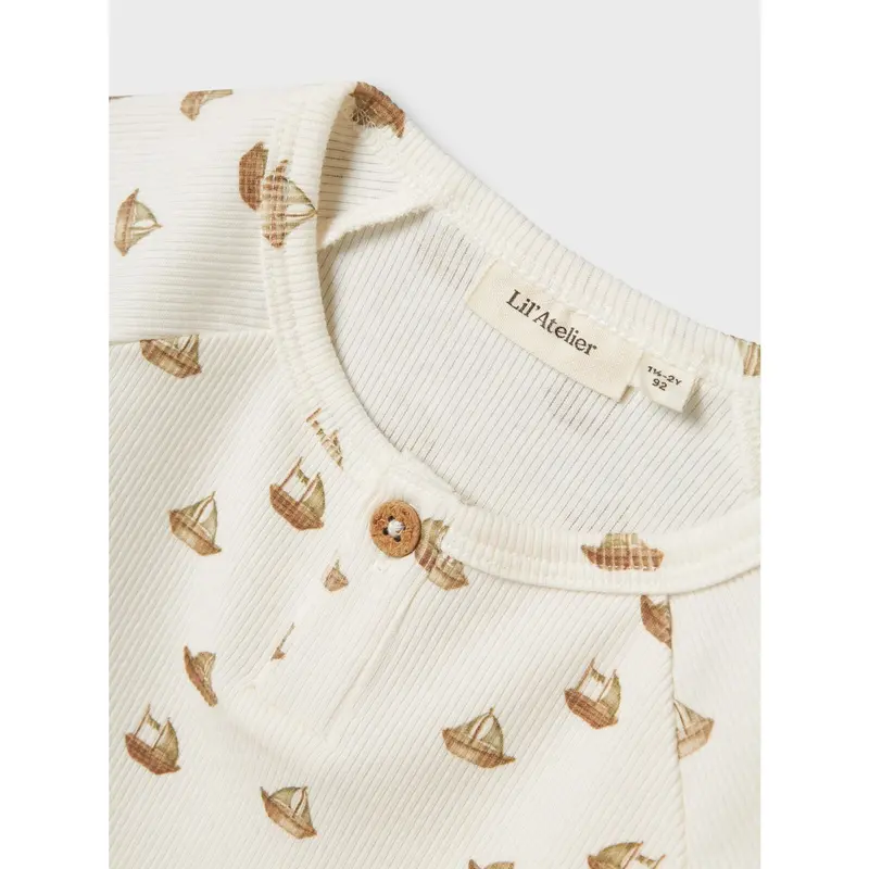 Lil'atelier Coconut Milk Boat Nmmlavo Eni Ss Slim Top Lil 2