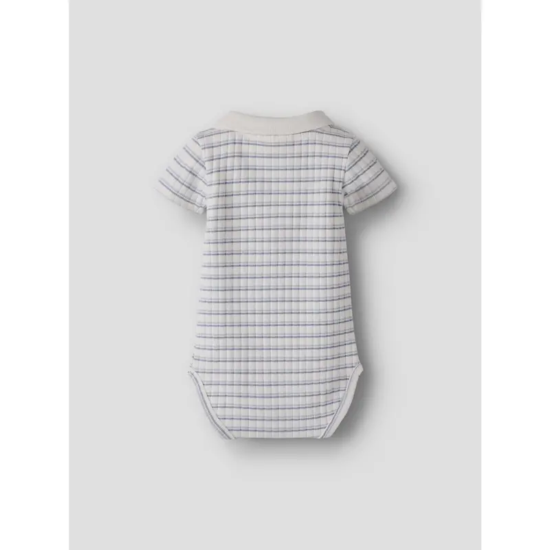 Lil'atelier Coconut Milk Dusty Blue Nbmhaldur Ss Slim Body Lil 2