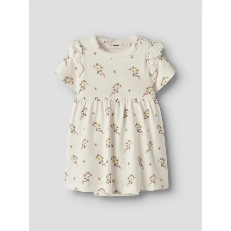 Lil'atelier Coconut Milk Flower Nbfgayo Sin Ss Body Kjole Lil 3