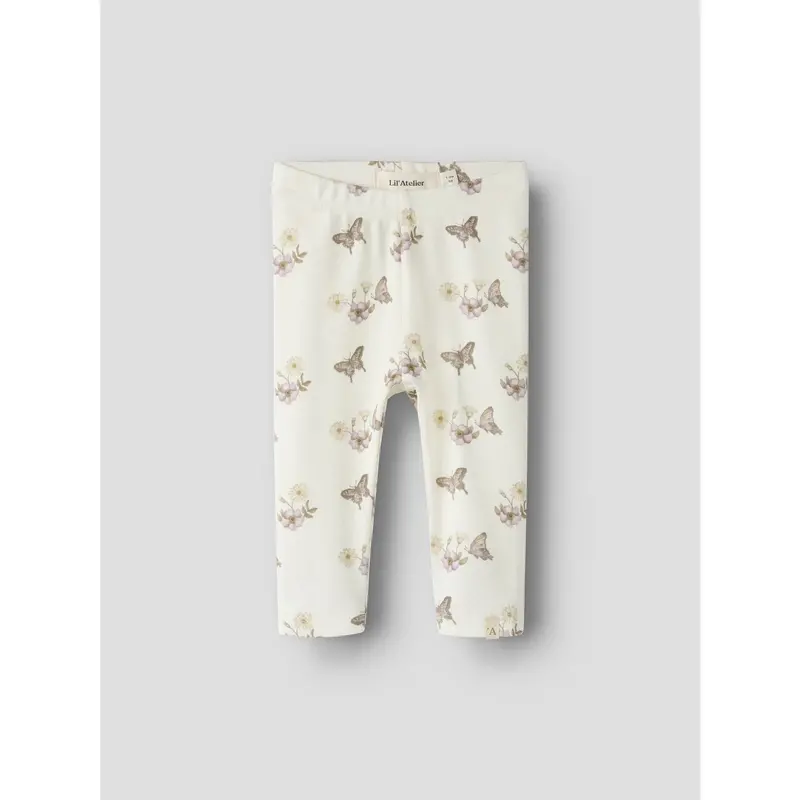 Lil'atelier Coconut Milk Flower Nbflayo See Slim Leggings Lil 2