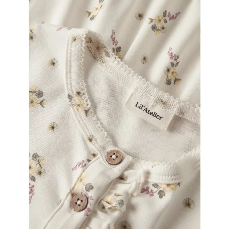 Lil'atelier Coconut Milk Flower Nmfgayo Smi Ss Kjole Lil 2