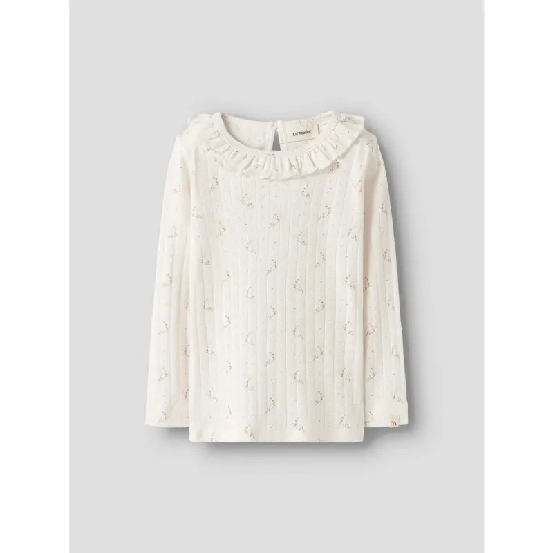 Lil'atelier Coconut Milk Flower Nmfrachello Ria Ls Slim Top Lil 3