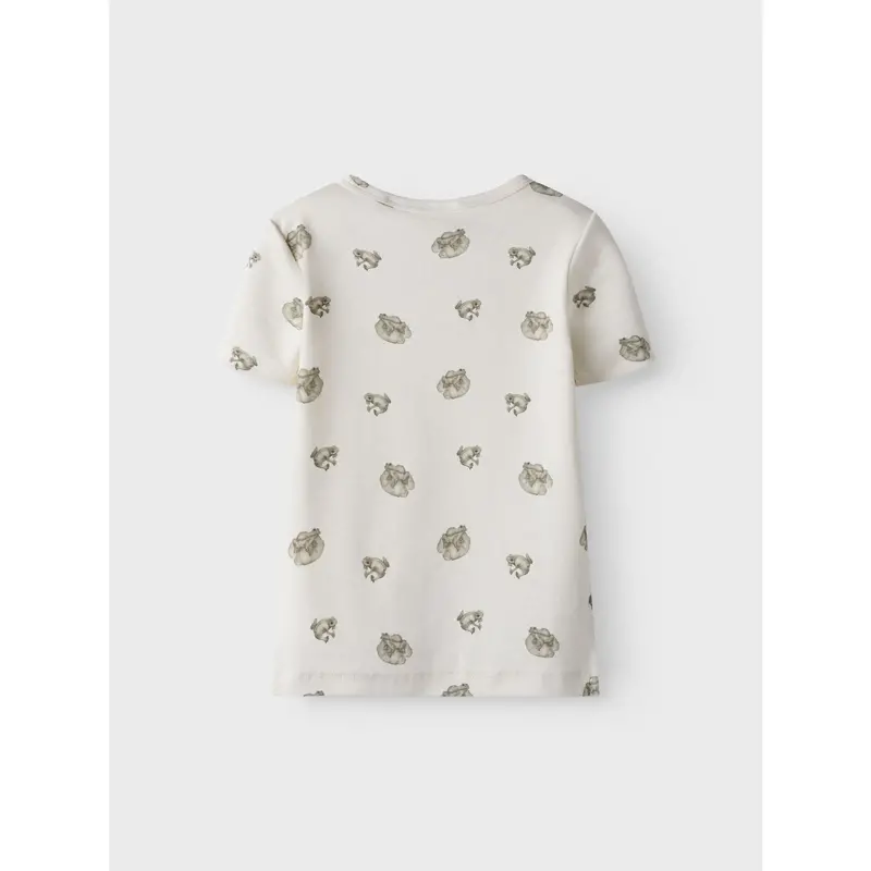 Lil'atelier Coconut Milk Frog Gayo Sil Slim T-Shirt 3