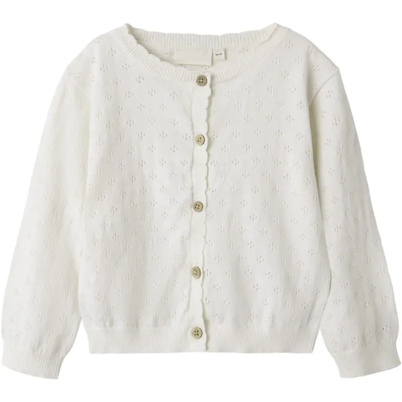 Lil'atelier Coconut Milk Gliva Ivo Strik Cardigan 1