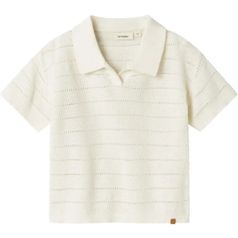 Lil'atelier Coconut Milk Glivo Strik Polo 1