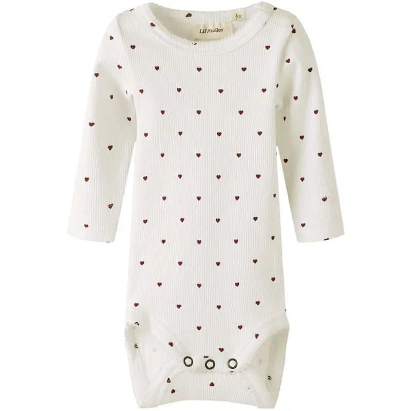 Lil'atelier Coconut Milk Heart Nbfgago Ls Slim Body Lil Noos 1