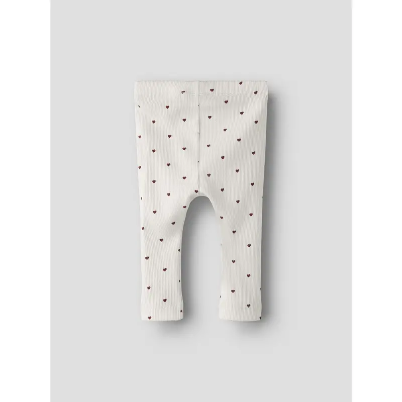 Lil'atelier Coconut Milk Heart Nbfgago Slim Leggings Lil Noos 2