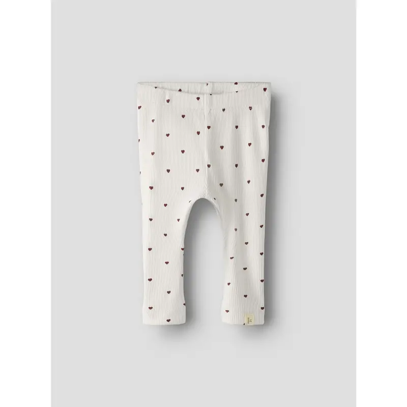 Lil'atelier Coconut Milk Heart Nbfgago Slim Leggings Lil Noos 3