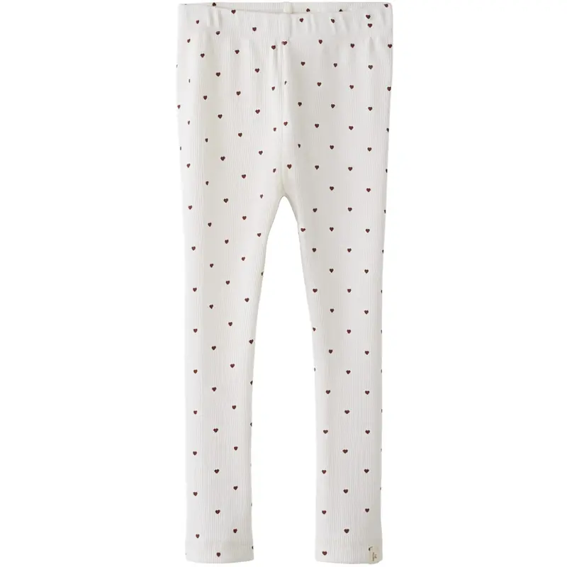 Lil'atelier Coconut Milk Heart Nmfgago Slim Leggings Lil Noos 1