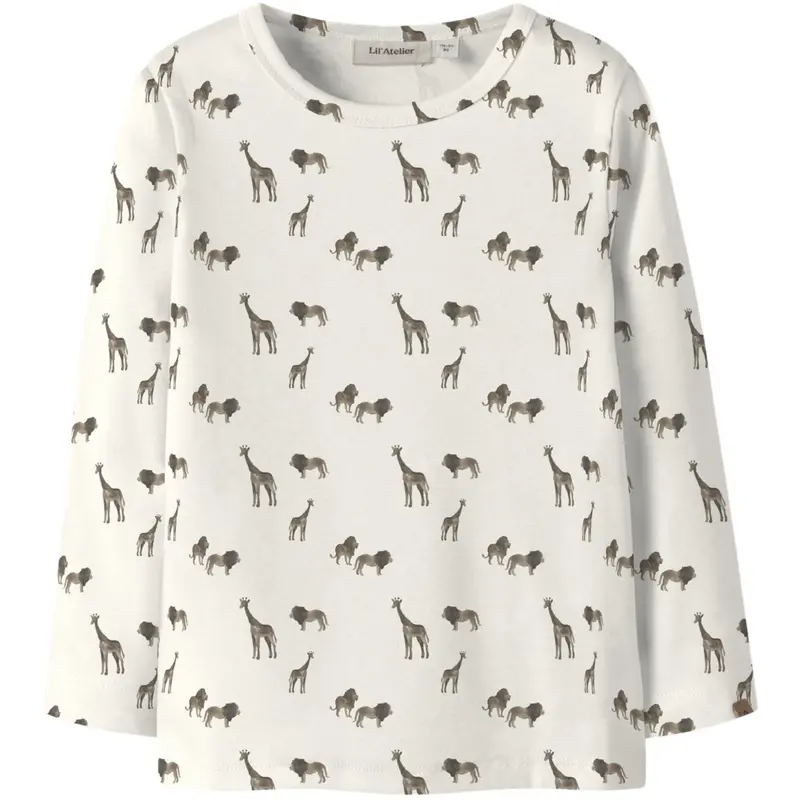 Lil'atelier Coconut Milk Lion Nmmlayo Geu Ls Slim Top Lil 1