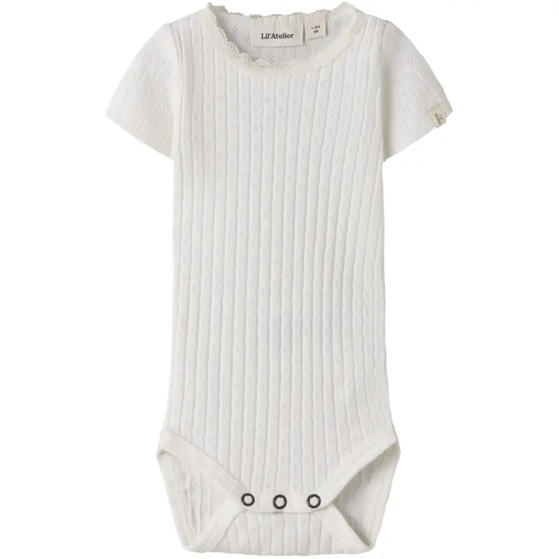 Lil'atelier Coconut Milk Nbfhaldis Ss Slim Body Lil 1
