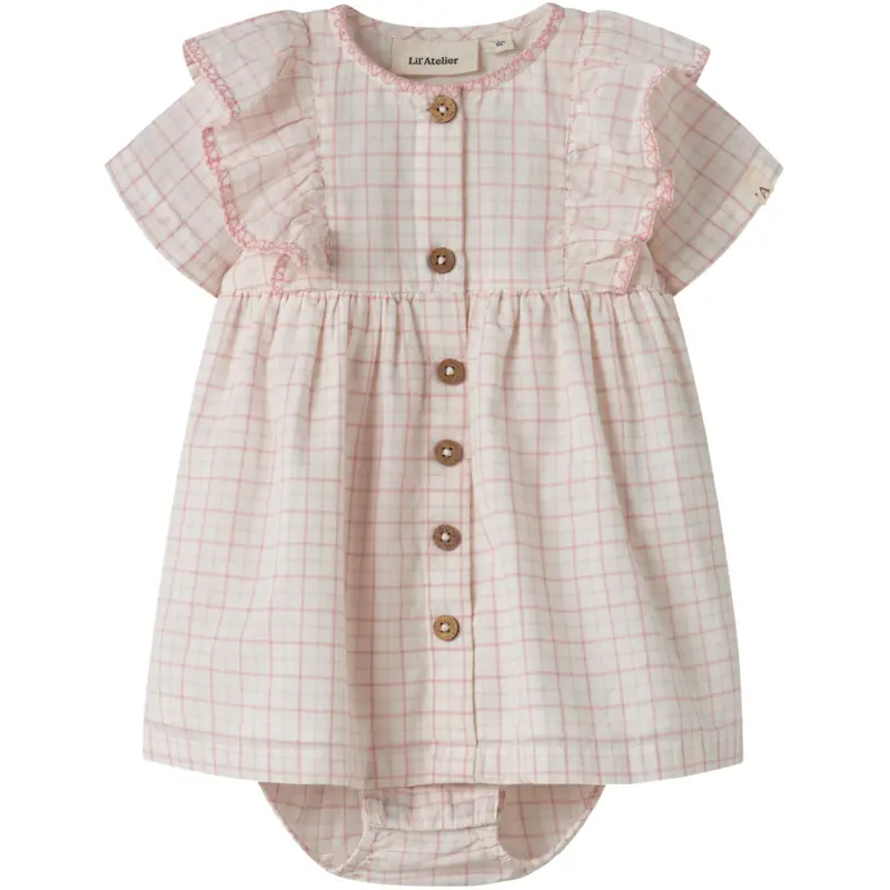 Lil'atelier Coconut Milk Nbfhedda Ss Loose Body Kjole Lil 1