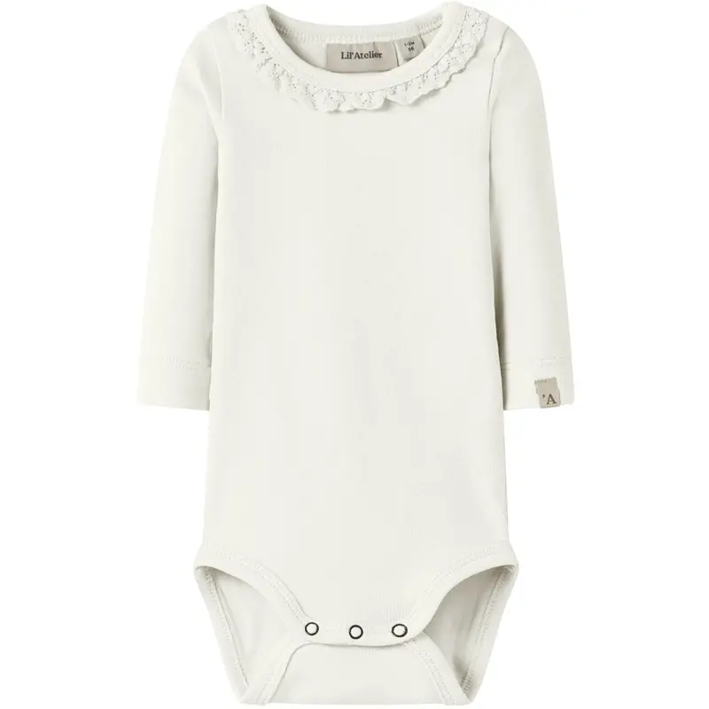 Lil'atelier Coconut Milk Nbflayo Sup Ls Slim Body Solid Lil 1