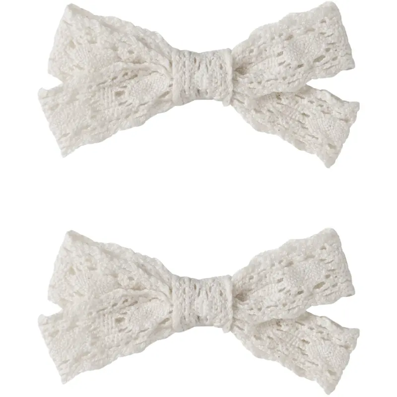 Lil'atelier Coconut Milk Nmfacc-Lola 2 Pak Hair Clips Lil 1
