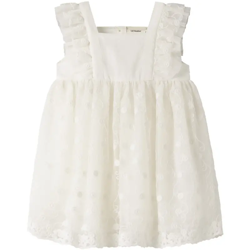 Lil'atelier Coconut Milk Nmffeya Sl Tyl Kjole Lil 1