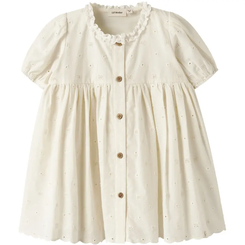 Lil'atelier Coconut Milk Nmfflores Ss Kjole Lil 1