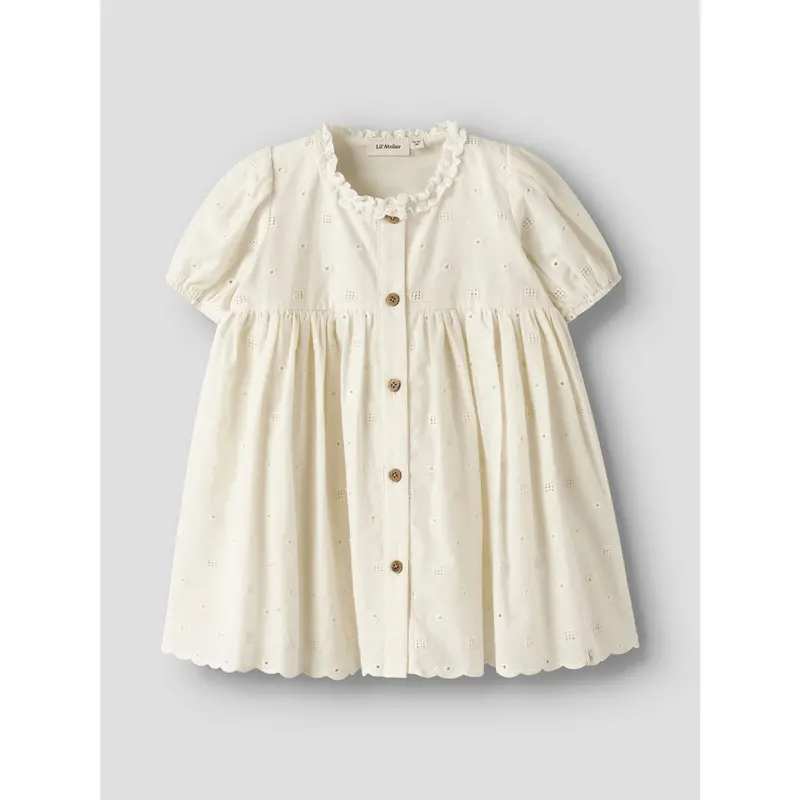 Lil'atelier Coconut Milk Nmfflores Ss Kjole Lil 3