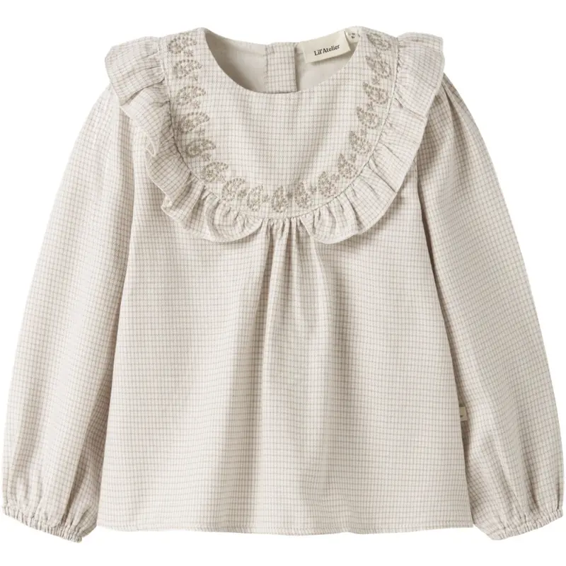 Lil'atelier Coconut Milk Nmffoley Ls Loose Skjorte Lil 1