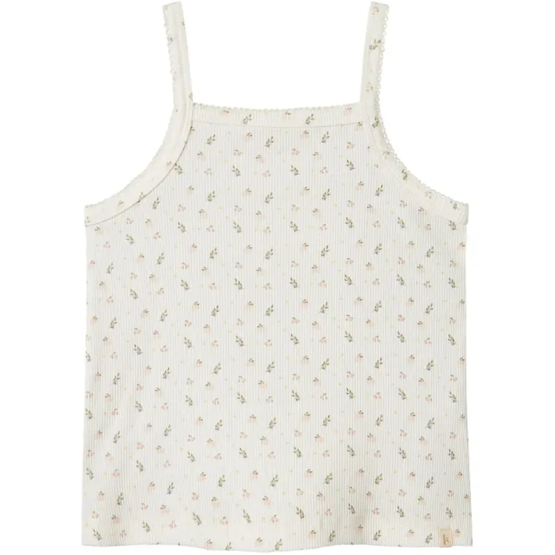 Lil'atelier Coconut Milk Nmfgago Kur Loose Strop Top Lil 1