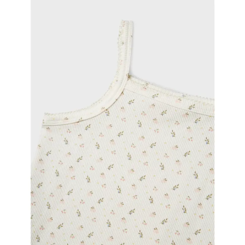 Lil'atelier Coconut Milk Nmfgago Kur Loose Strop Top Lil 2