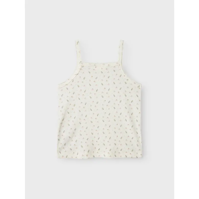 Lil'atelier Coconut Milk Nmfgago Kur Loose Strop Top Lil 3