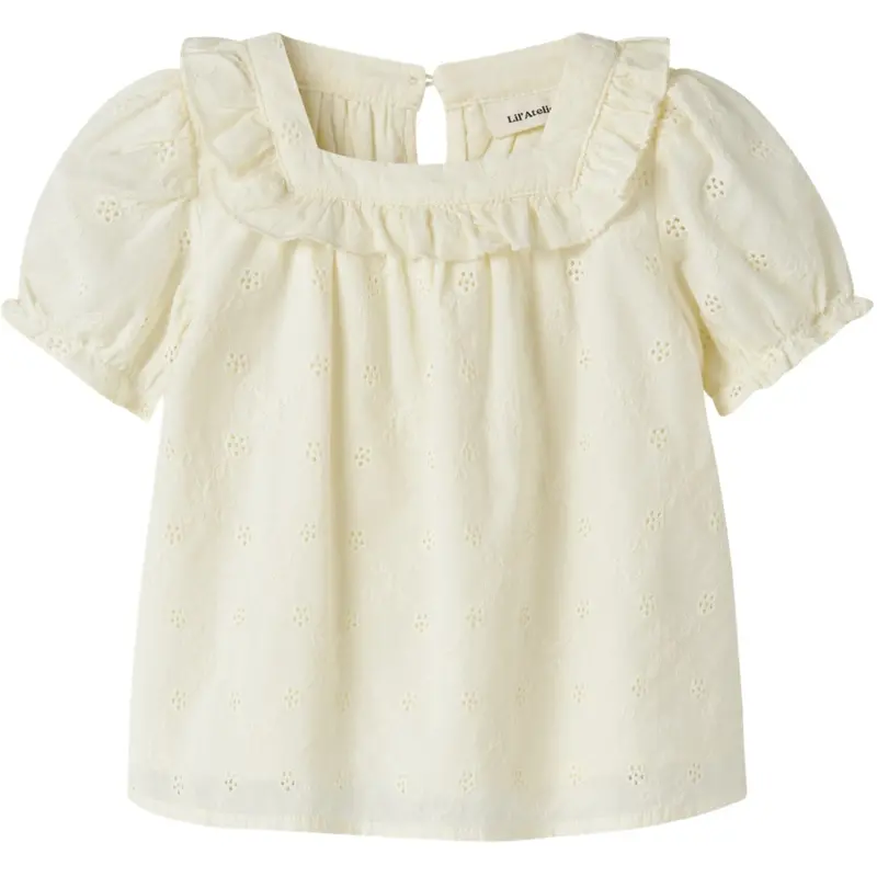 Lil'atelier Coconut Milk Nmfhosa Ss Loose Skjorte Lil 1
