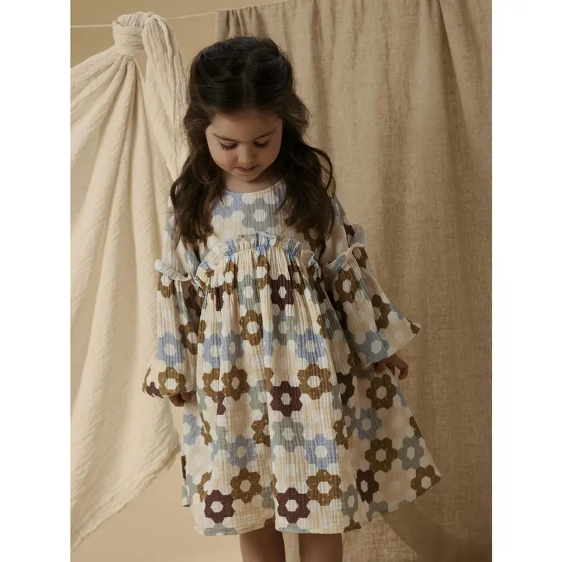Lil'atelier Coconut Milk Nmftalia Ls Loose Kjole Lil 2