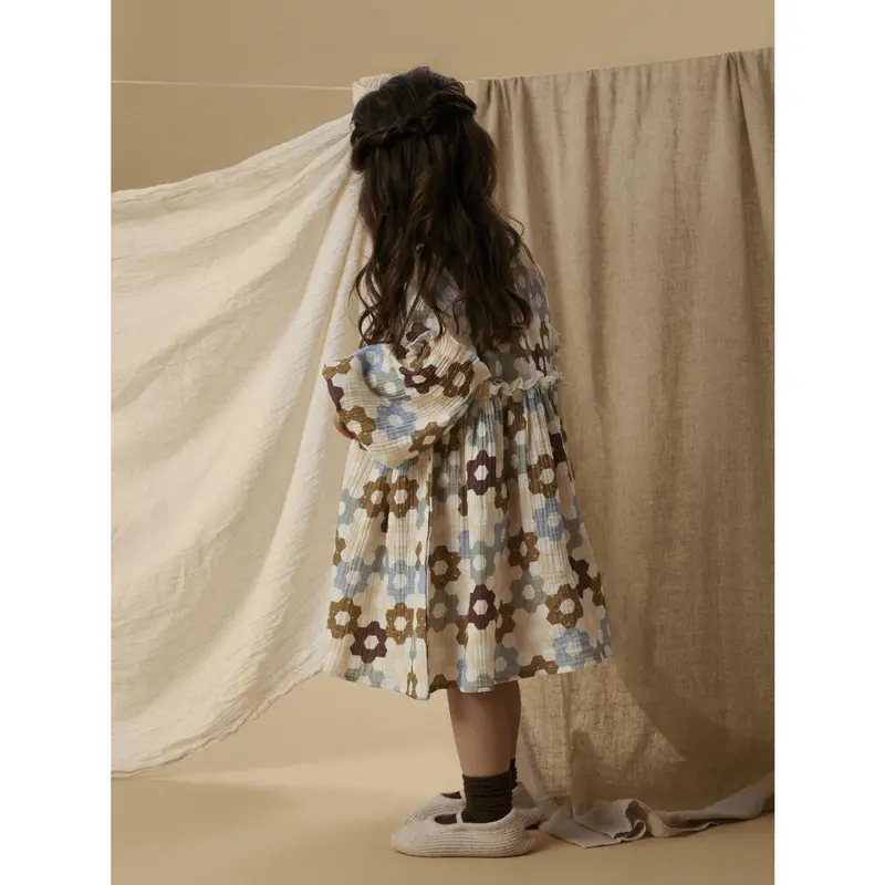 Lil'atelier Coconut Milk Nmftalia Ls Loose Kjole Lil 3